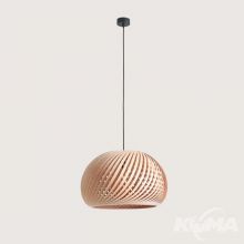 NATURE_CROSS_L lampa wisząca brązowa 1x40W E27
